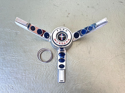 1965-1966 Mustang Horn Ring CPC Reproduction Coupe Convertible #8463b
