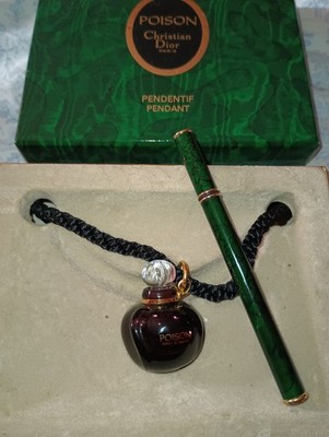 Dior Esprit De poison  pendant. Rare, vintage 1990. 0.17 Oz Full In Box