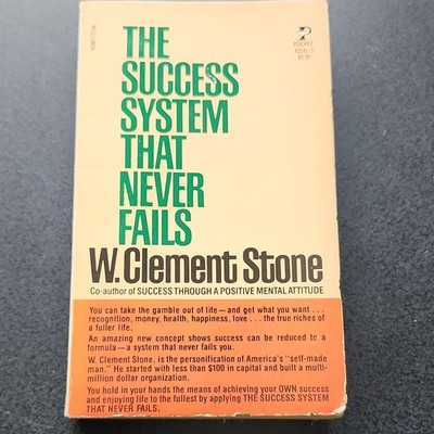 W. Clement Stone The Success System That Never Fails Paperback English 1980