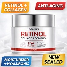 Retinol Face Cream Moisturizer Collagen Hyaluronic Anti Aging Skin Care 40g