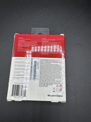 WD Red WDS100T1R0A 1TB 2.5" SATA Internal Solid State Drive - Picture 2 of 3