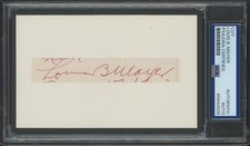 LOUIS B. MAYER (1884-1957) autograph cut | Co-Founder MGM - signed PSA/DNA cert!