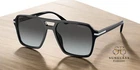 PRADA PR 20YS 1AB06T Black Grey 55 mm Men's Sunglasses