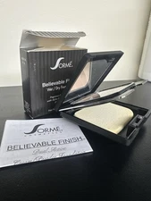 New Sorme Believable Finish Wet/Dry Powder Foundation - Soft Ivory # 402