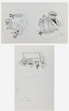 Official Handbook of the Marvel Universe Original Art Fantastic Four Thing | eBay US (Buy It Now)