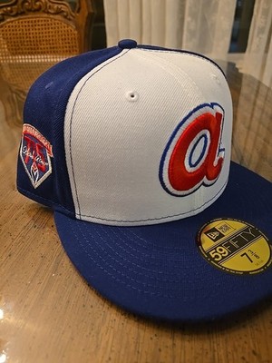 Atlanta Braves New Era Fitted Hat, Hank Aaron 40th Anniversary 59fifty...