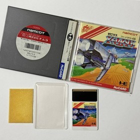 Xevious Fardraut Saga W/Case Manual PC Engine Hu Card Retro Used Game NTSC-J JP