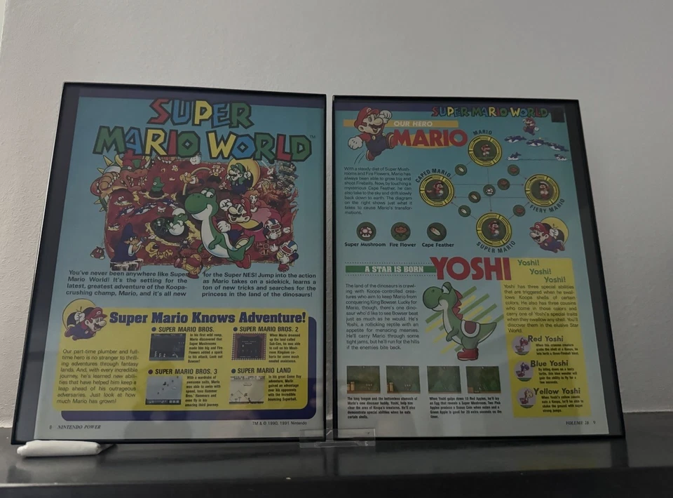 Retro Videogame  Bild  A4 Nintendo, Mario, Zelda, Metroid , Yoshi, Banjo Werbung - Bild 2 von 2
