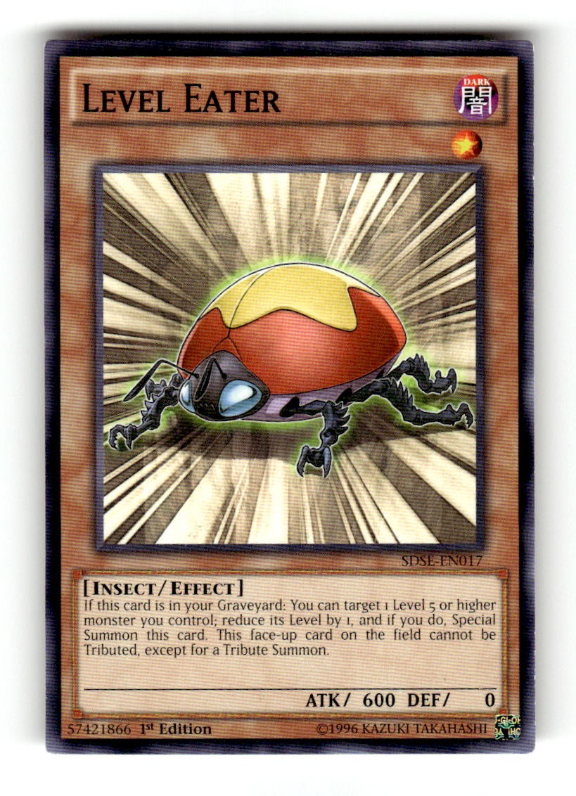 Level Eater SDSE-EN017 Structure Deck: Synchron Extreme Yu-Gi-Oh 1st Edition NM