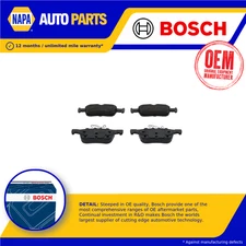 Brake Pads Set fits FORD GALAXY 2.0D Rear 2018 on Bosch 5341206 DG9C2M0007AB New