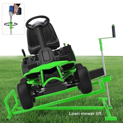 880 Lbs Weight Capacity Telescopic Maintenance Jack for Lawn mowers and Garden