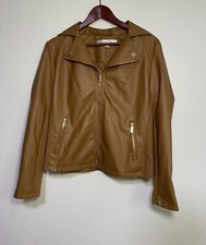 Kenneth Cole Women  s Lt. Brown Jacket Size M