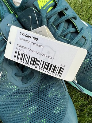 New! Nike FI Bermuda Women's Golf Shoe Size 7 Midnight Turq 776089