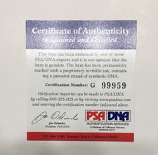 Willie Mays Warren Giles ONL Spalding Baseball Signed Certified PSA/DNA Auto HOF
