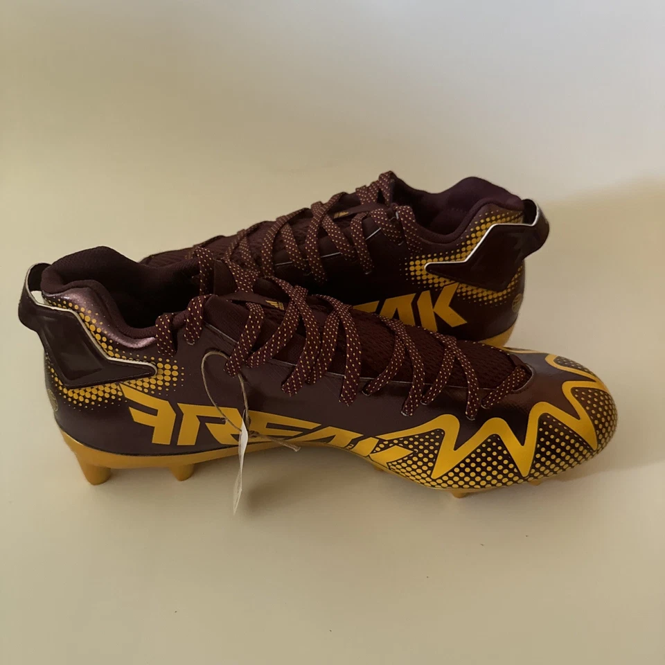 adidas Freak 22 Men's 12.5 ASU/Commanders Maroon/Gold PE Football Cleats HP8771 - Image 4 of 4