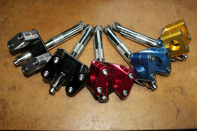 Evil Ed double clamp bmx cruiser slant stem old school 26 bmx RED