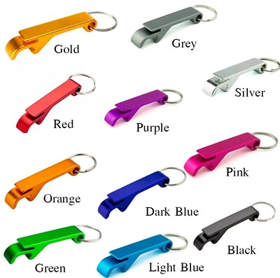 Keyring Bottle Opener - Beer Bottle Cap Remover - Leightweight Aluminium - New