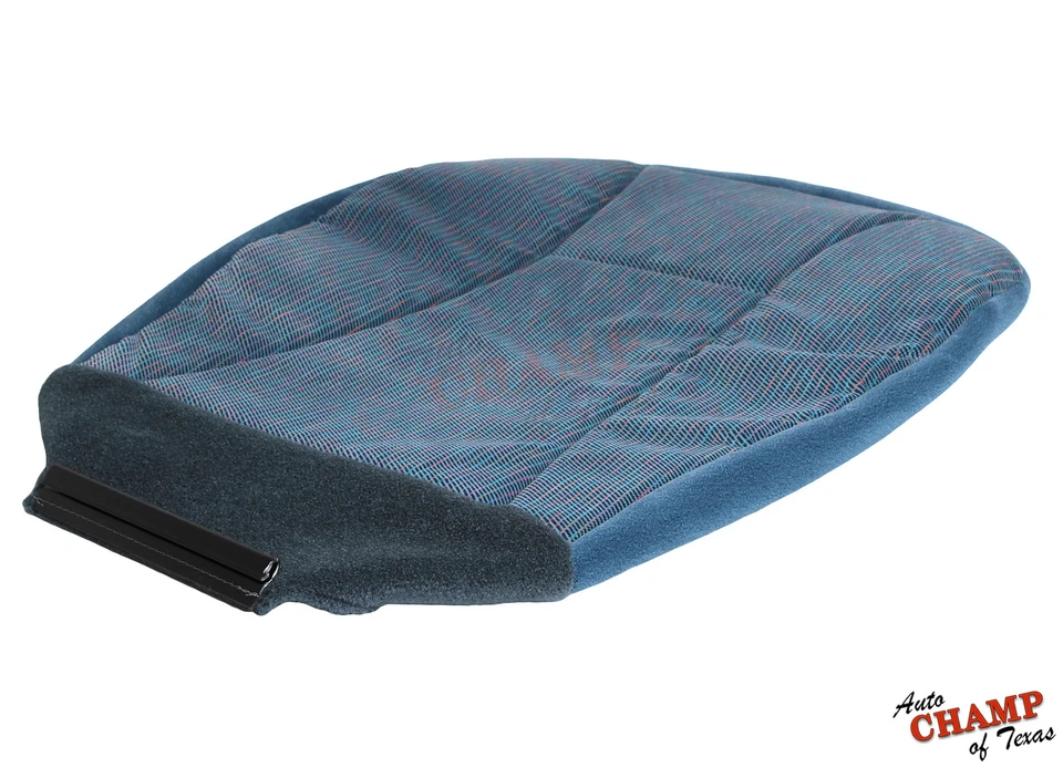 1995 Ford Bronco XLT -Capa de assento de pano de substituição inferior lateral do motorista azul lápis - Imagem 3 de 4