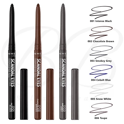 RIMMEL Scandal'Eyes Exaggerate 24Hr Eyeliner Eye Definer Pencil NEW *ALL SHADES*
