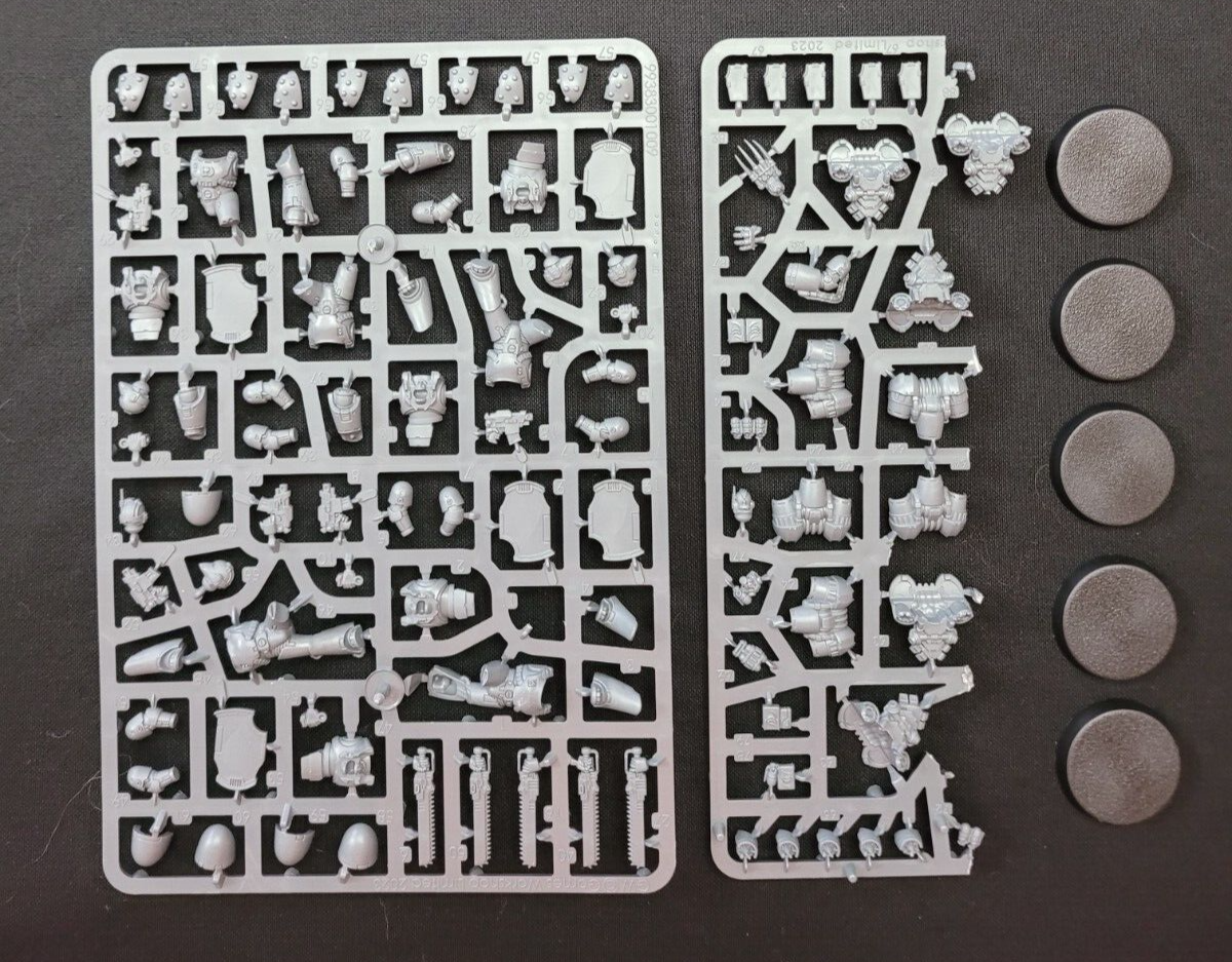 WARHAMMER 40K ROGUE Trader Space Marine Mark VII Raro Strike Force Sgt - Foto 5