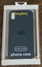 New Heyday Apple iPhone XS Max Teal Silicone Cell Phone Case