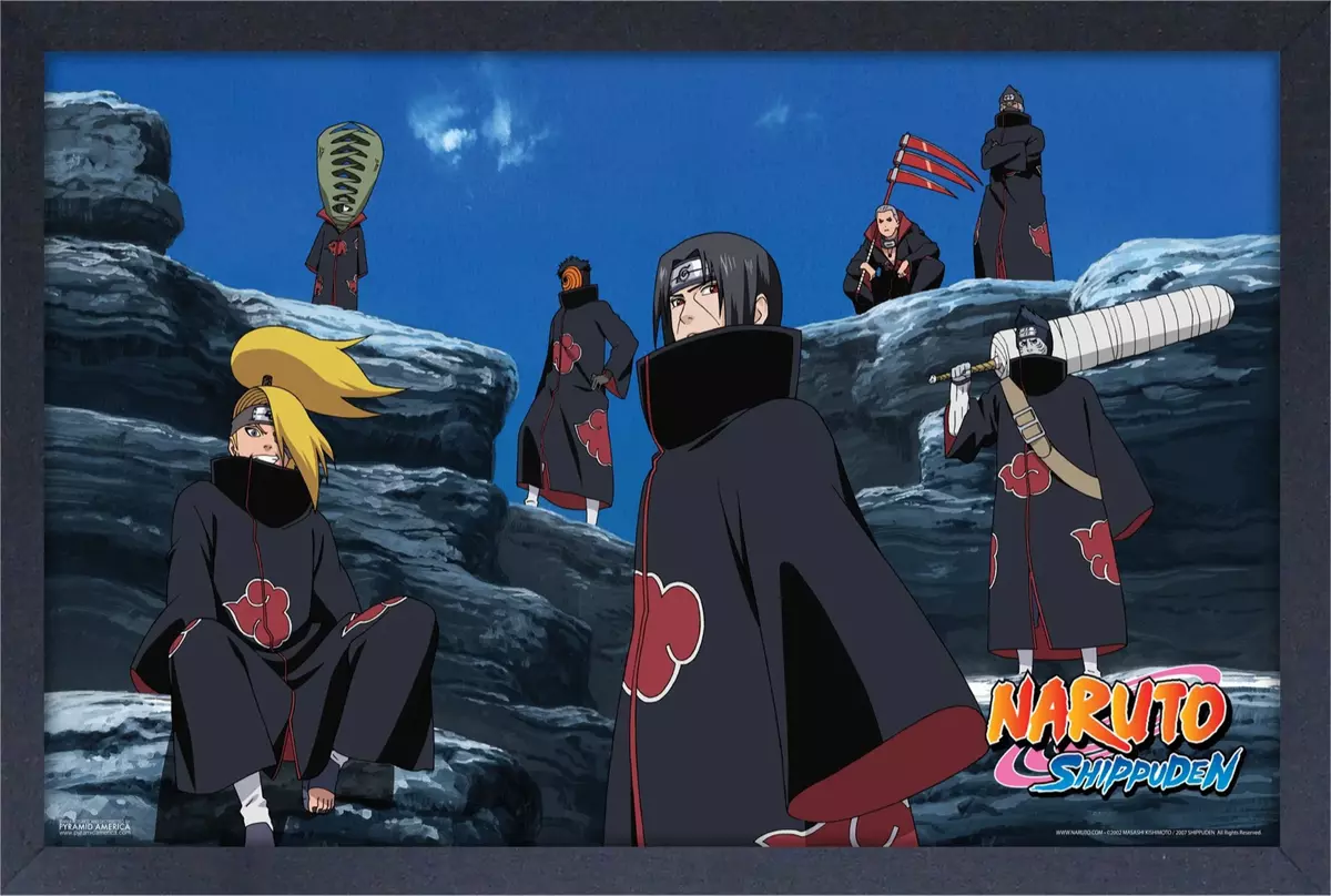 Naruto Shippuden - Characters Anime Poster - 24 X 36