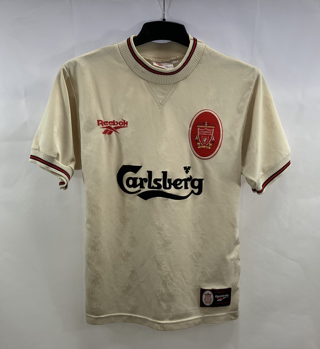Liverpool Away Football Shirt 1996/97 Adults Small Reebok F891