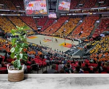 3D Vivint Smart Home Arena Wallpaper Wall Mural Peel and Stick Wallpaper 545