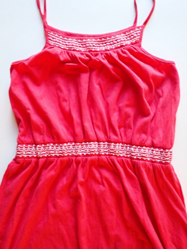 Girls Gap Kids Size XL 12 Sleeveless Dress Red - Picture 3 of 16