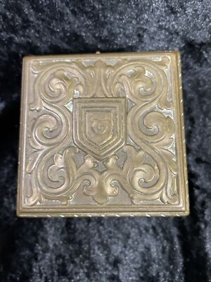 Antique TIFFANY & CO Solid Bronze INK WELLBOX from the 1800's