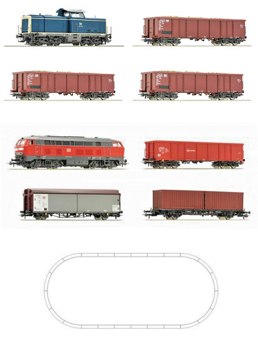 !! XXXL Set !! NEU !! ROCO Digital & LED - DB BR 211 & 218 (ähnl. 68962) Spur H0 | Zustand: Neu