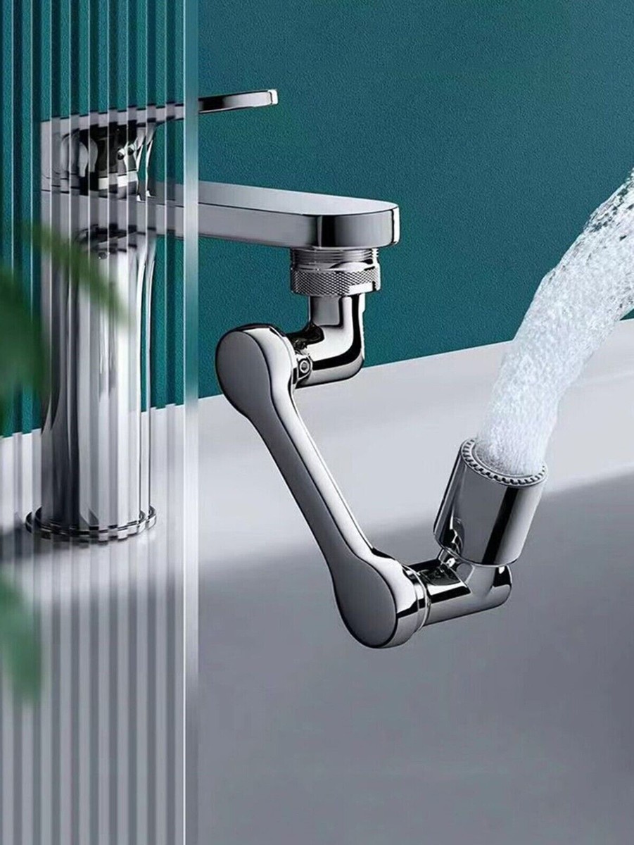 Prolunga Universale Per Rubinetto Cucina 360° Con Doppia Funzione - Getto E Doccia - Risparmio Idrico - Foto 3