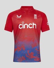 2023 Castore ECB England Replica T20 Mens Cricket Shirt -size xl
