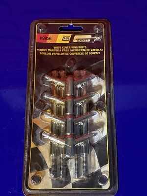 Mr Gasket 9826 Engine Valve Cover Wing Bolt Kit, 4 Piece