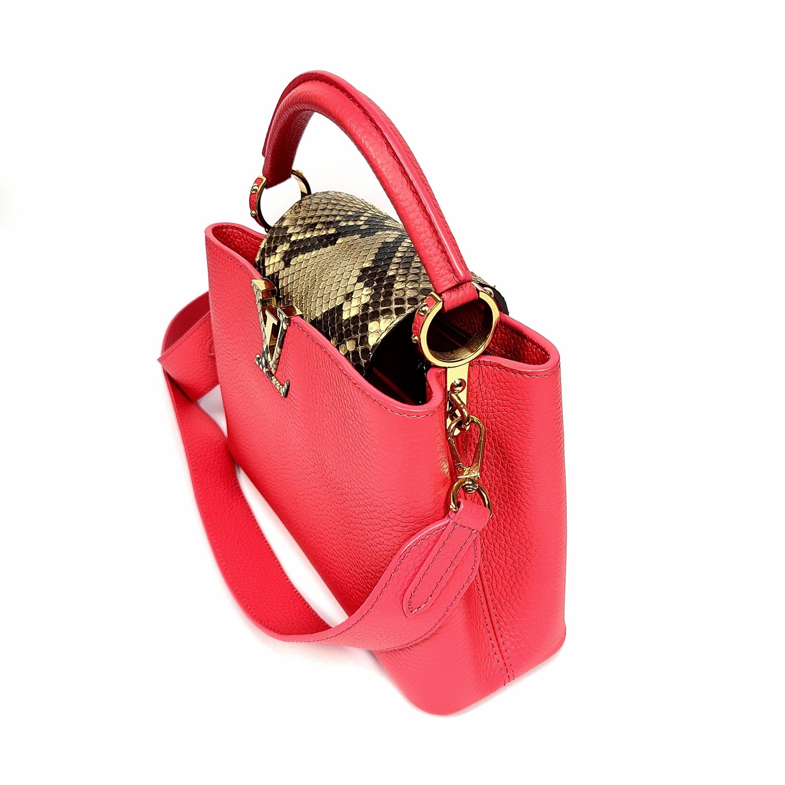 Louis Vuitton Capucines BB Top Handle Bag Pink 120628839 image 4