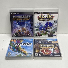 Sonic Generations Minecraft Story Mode 4 PS3 Game Lot Sony PlayStation 3