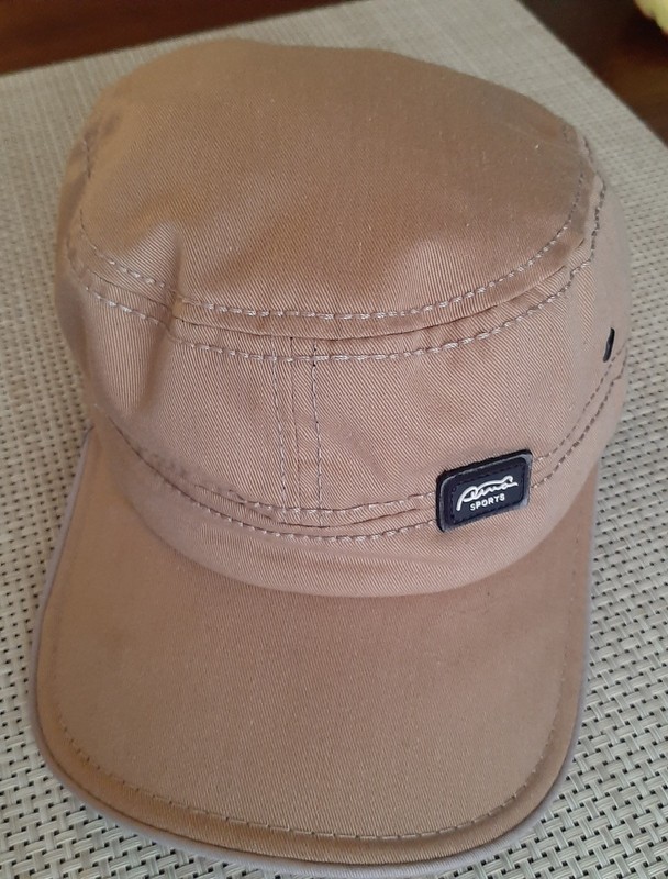 Misha Collins Auctions Beige Pima Sports Cotton Hat With Buckle Back One Size