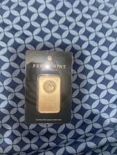 The Perth Mint Australia 1 oz Gold Bar Bullion in Sealed Assay Card 2100.00 per troy oz