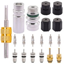 Air Conditioning Valve Core Kit - Car AC R12 R134A Teflon Seal Refrigeration