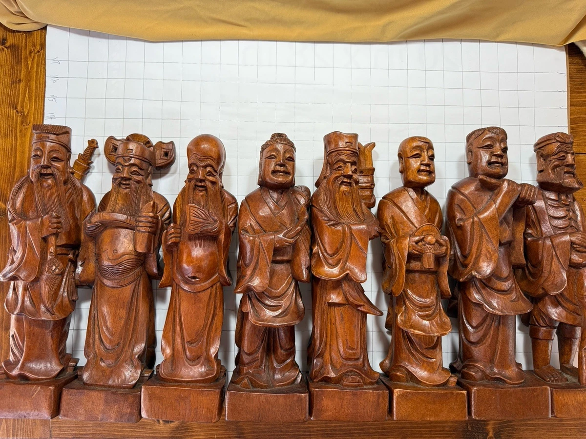 1900-1940 木制古董中国清朝(1644-1911) 中国朝代雕像、雕像| eBay