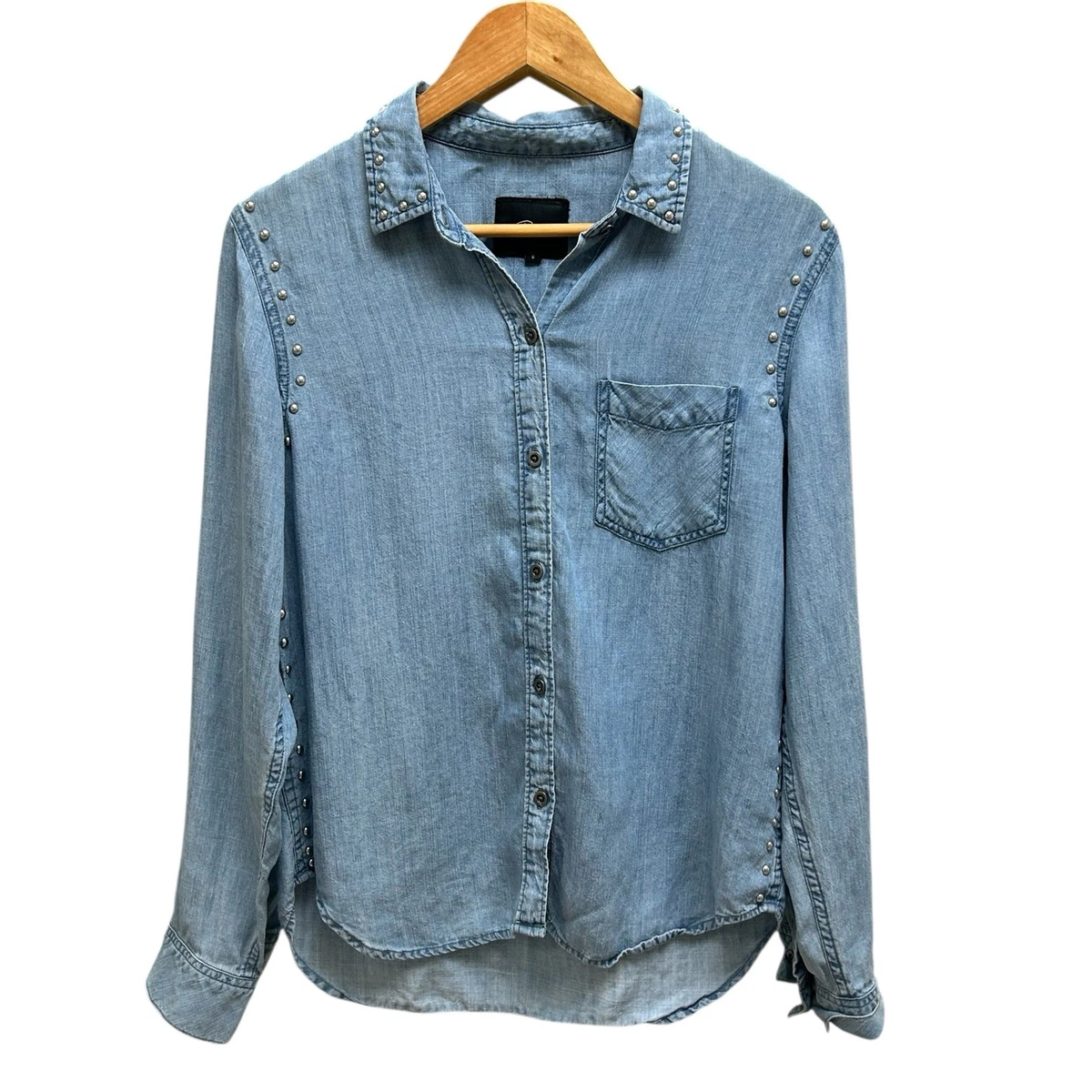 Top Chambray Boho Rails Pour Femme - Taille S - Style Décontracté Et Chic
