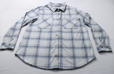 Thread & Supply Women's Button Down Clark Shirt EJ3 Cream Blue Plaid Size 1X NWT