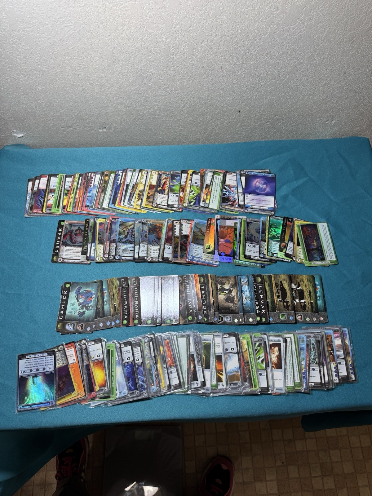 Huge LEGO Bionicle Trading Card Lot 240+ Cards Foils/Holos Lewa Nuva Nui-Rama