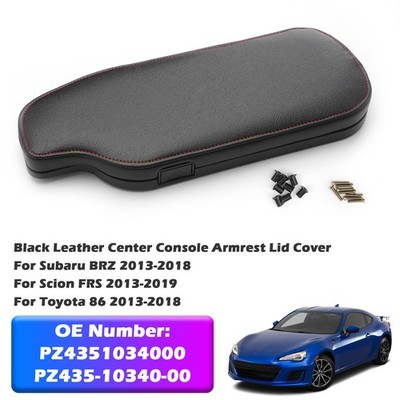 Mittelarmlehne Deckel Kappe Schwarz Leder PZ4351034000 Für Toyota 86 Subaru BRZ