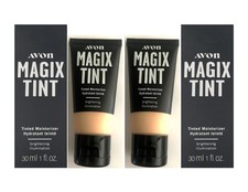 2er-Set - Avon Magix Tönung getönte Feuchtigkeitscreme Aufhellung Beleuchtung FAIR 1oz