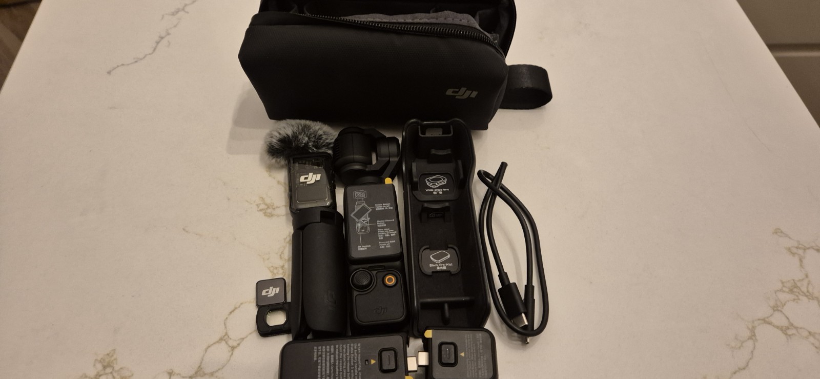 DJI Osmo Pocket 3 Creator Combo 4K Video Camera Not Used