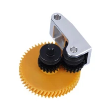 Hardened Steel Extruder Gear with Aluminum Handle Assembly Sturdy Upgrade