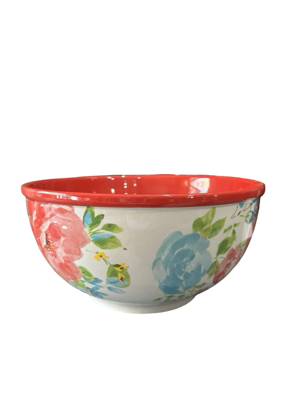 Pioneer Woman Flea Market Pattern Large 11” Mixing Bowl Stoneware