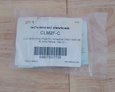 Advanced Devices CLM2F-C Marinco 150A Female Inline Single PinConnec 8-2AWG Red