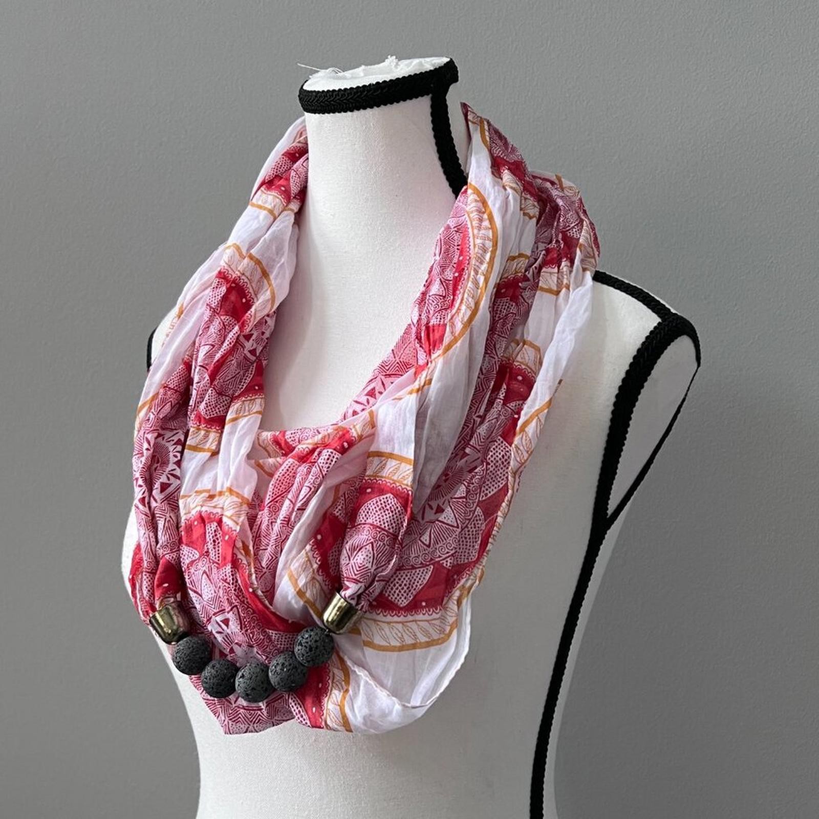 doTerra Diffusing Infinity Scarf w/Black Lava Roc… - image 2